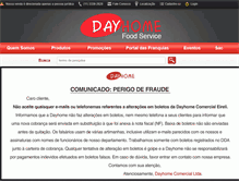 Tablet Screenshot of dayhomefoodservice.com.br